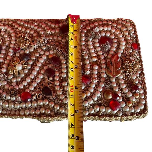 Beaded Jewelry Box One of a Kind Retro Glam Maximalism - Picture 8 of 8
